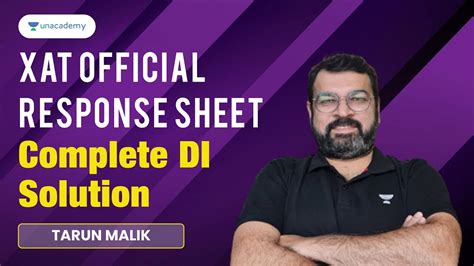 Xat Official Response Sheet Complete Dilr Solution Dilr Xat