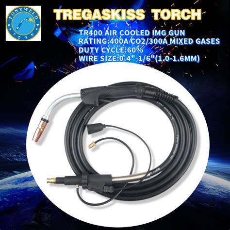 Tregaskiss A Air Cooled Mig Gun Co Mig Welding Torch And Consumables