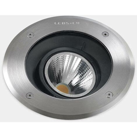 Leds C Gea Outdoor Led Recessed Ground Uplight Stainless Steel