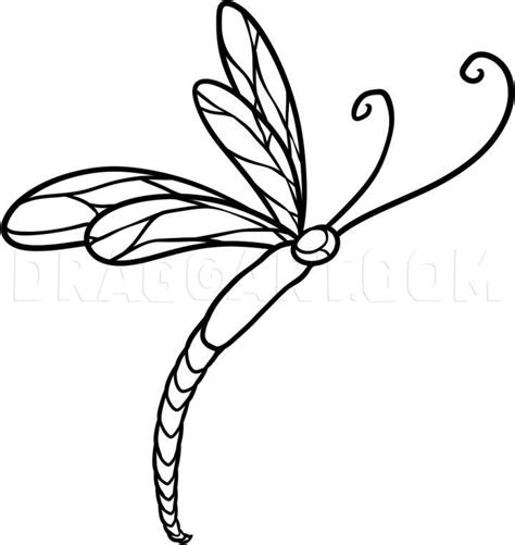 Easy Dragonfly Drawing Ideas How To Draw