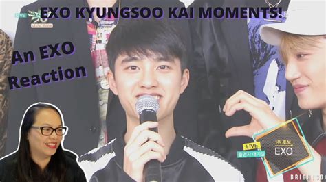 First Time Watching Exo Kyungsoo Kai Moments An Exo Reaction Youtube