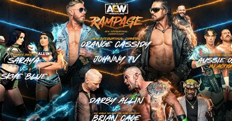 Aew Rampage Live Results Open Thread Aug 11 2023 Orange Cassidy