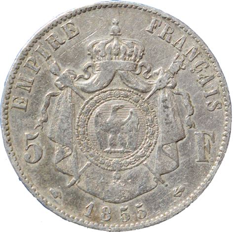 5 Francs 1855 A Napoléon Iii Parlons Monnaies