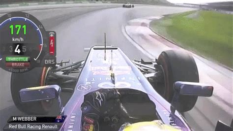 Here S F1 Driver Mark Webber Giving Teammate Sebastian Vettel The Finger