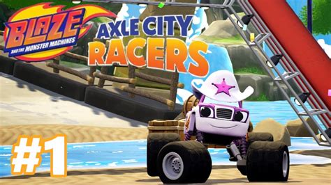 Blaze And The Monster Machines Axel City Racers Nintendo Switch Part 1