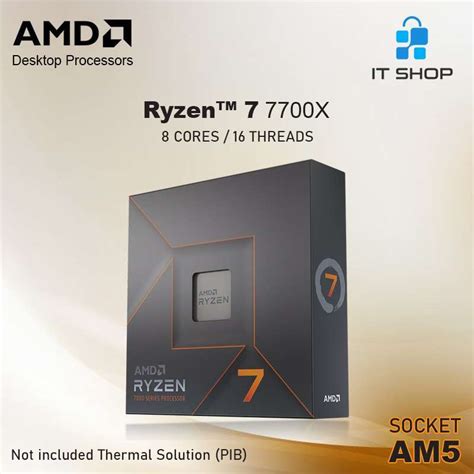 Jual Processor AMD AM5 Ryzen 7 7700X Di Seller IT Shop Official Store