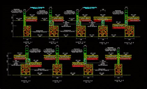 Detalles Constructivos De Cimentacion Dwg Image To U