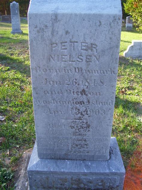 Peter Nielsen 1848 1903 Find A Grave Memorial