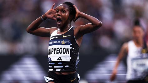 Faith Kipyegon Shatters Women S M Record At Diamond League Paris