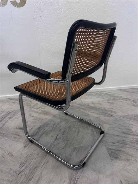 Pair Of 4 Marcel Breuer B64 Design Cesca Chairs By Gavina Circa 1960