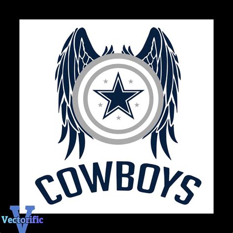 Football Cowboys Wings SVG, Dallas Cowboys Angel Wings Svg, | Inspire ...