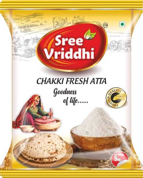 Chakki Fresh Atta Kg Pack Packaging Size Kg Packaging Type Bag