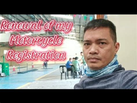 Paano Mag Renew Ng Motorcycle Registration Youtube