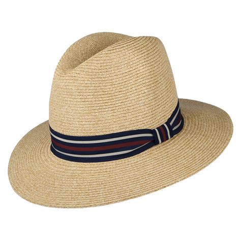 Failsworth Hats Antigua Toyo Straw Fedora Hat Natural Village Hats