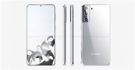 ภาพเรนเดอร์ของ Samsung Galaxy S21 แบบชัด ๆ ดีไซน์ที่แปลกไปจากเดิม