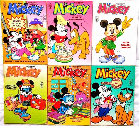 Mickey Lote Gibis Editora Abril Mercado Livre