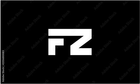 F Z Fz Letter Alphabet Text Font Icon Graphic Logo Design With Creative Modern Trendy Style