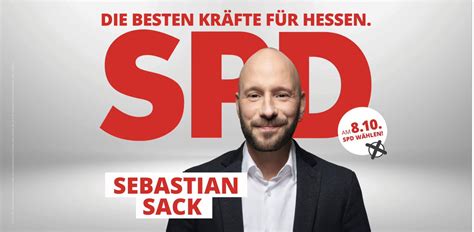 Landratskandidat Sebastian Sack Spd Stadtallendorf