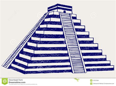 Aztec Pyramid Drawing at GetDrawings | Free download