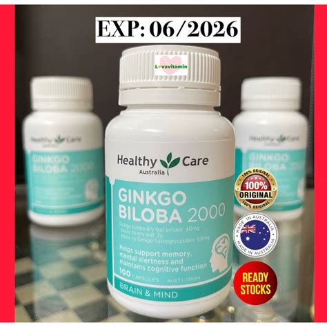 Jual Healthy Care Ginkgo Biloba Capsules Kapsul Shopee Indonesia