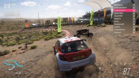 Forza Horizon Finally A Strong Rally Car For Dirt Races Peugeot