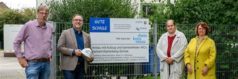 Rhein Kreis Neuss Kreis Investiert In Anbau Der Herbert Karrenberg Schule