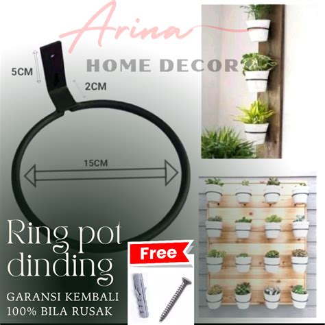 Jual Ring Pot Standing Pot Gantungan Pot Tempel Dinding Shopee