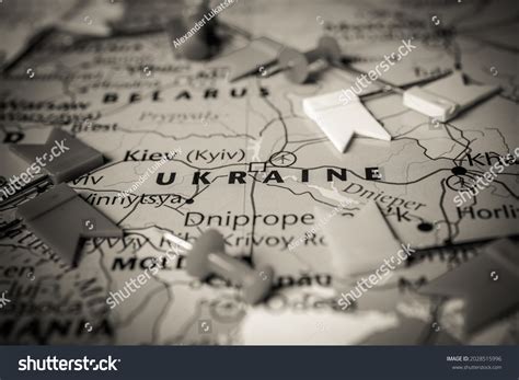 Ukraine On Political Map Europe Stock Photo 2028515996 | Shutterstock