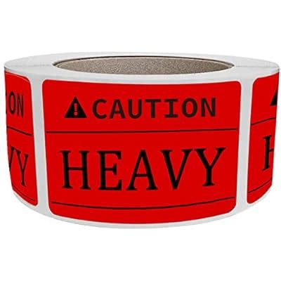 YOUOK Caution Heavy Sticker 2 X 3 Inch Fluorescent India Ubuy