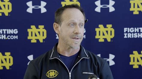 New Notre Dame Strength Coach Loren Landow Addresses Media Youtube