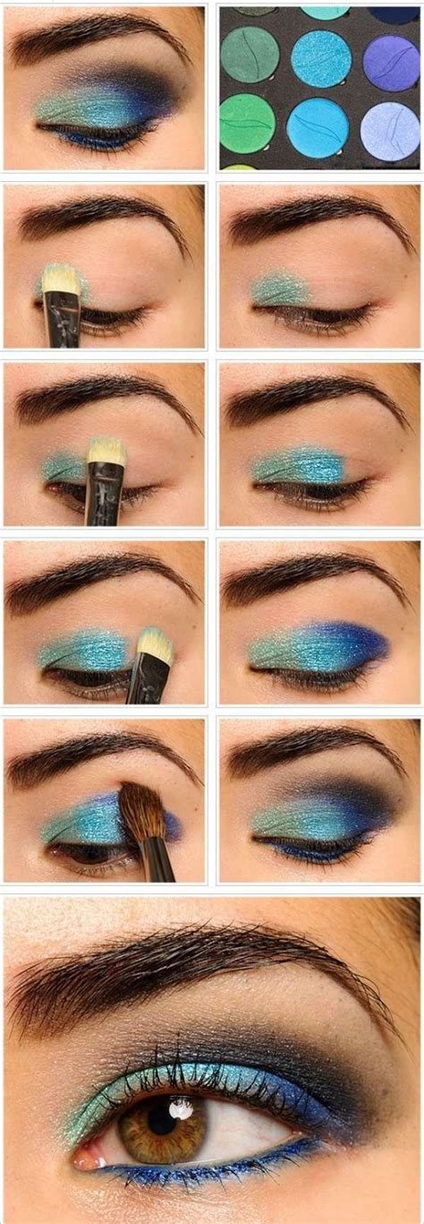 Maquillage Bleu Paillet Tutos De Maquillages Pour Les Yeux Que