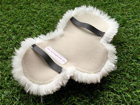 Sheepskin Numnah To Fit Crafty Ponies Synthetic Saddle Luxurious Feel