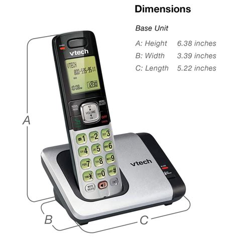 Vtech Dect 60 Phone With Caller Id 2 Cordless Handsets Cs6719 2 Hsds Online