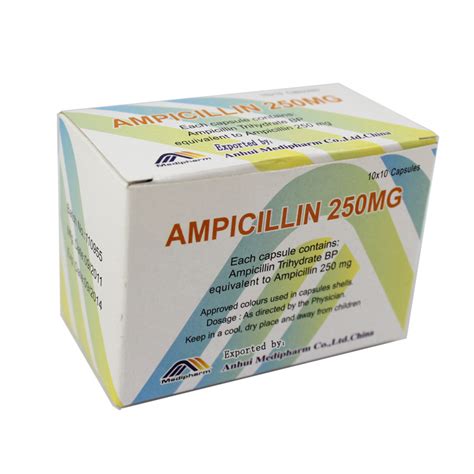 Ampicillin Capsule 250mg 500mg Antibiotics Medicines With GMP OEM ODM