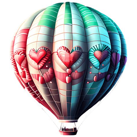 Valentine S Day Hot Air Balloon Graphic Creative Fabrica