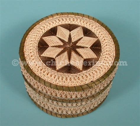 Ojibwa Porcupine Quill Boxes