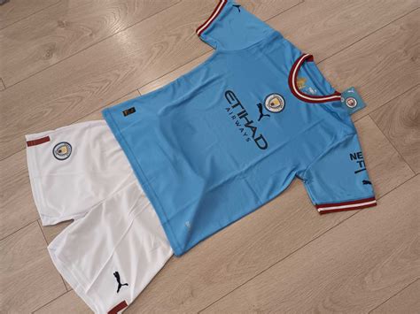 Komplet Juniorski MANCHESTER CITY HAALAND 9 22 23 Dla Dziecka W 24H