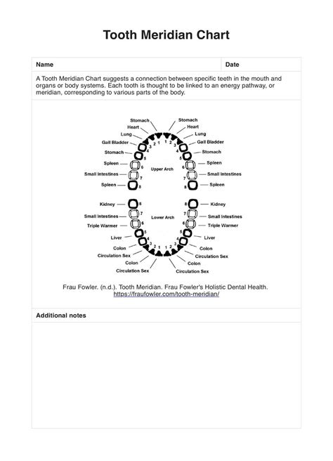 Wisdom Teeth Chart And Example Free Pdf Download