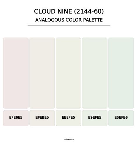 Benjamin Moore Cloud Nine 2144 60 Paint Coordinating Colors And