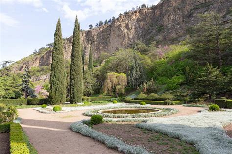 A View Of The Lawn On The Territory Of The Tbilisi Botanical Garden