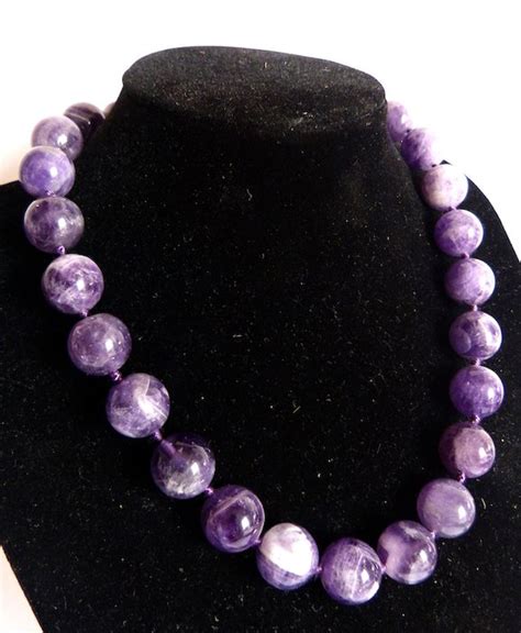 Precious African Amethyst Necklace 48 Cm 144 G Catawiki