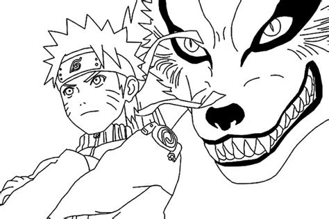 20 Free Printable Naruto Coloring Pages