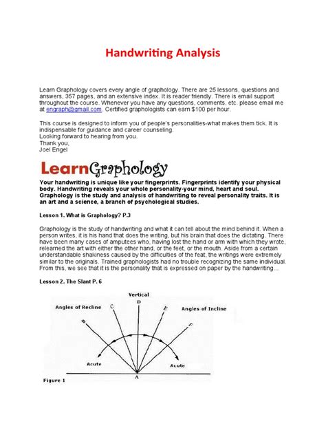 Handwriting Analysis | PDF | Graphology