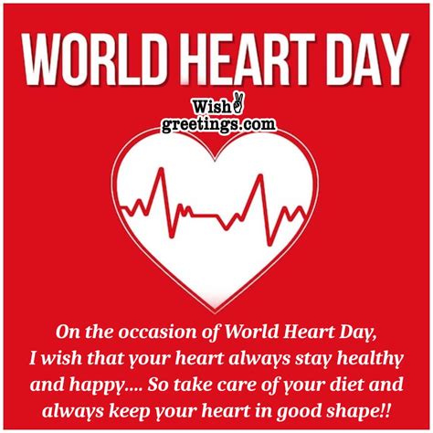 World Heart Day Wishes Messages Wish Greetings