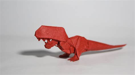 How to Fold an Impressive Origami T-Rex – easy origami tutorial