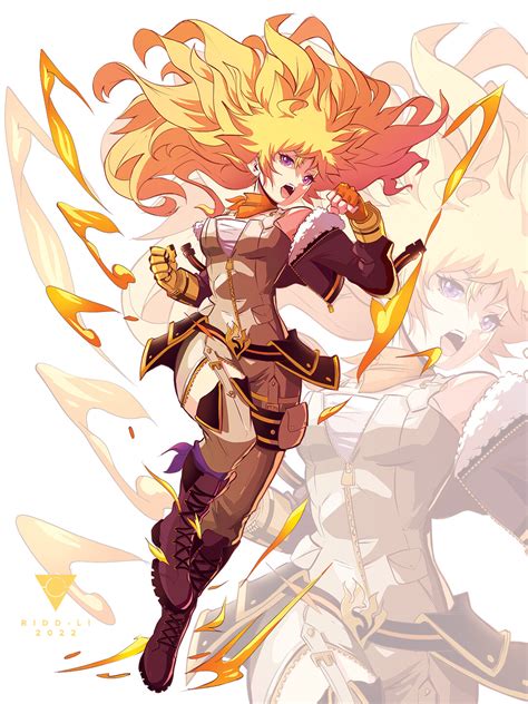 Artstation Yang Xiao Long Rwby Legendary Collection