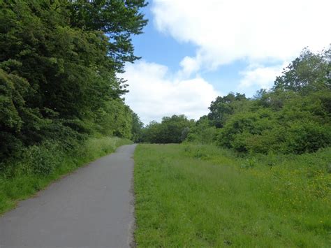 Cycle Route Following Former Railway Kevin Waterhouse Cc By Sa 2 0