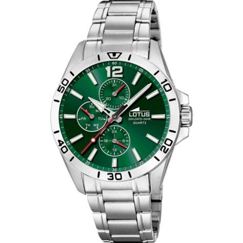 Reloj Lotus Multifunci N Esfera Verde Joyer A Relojer A Para So