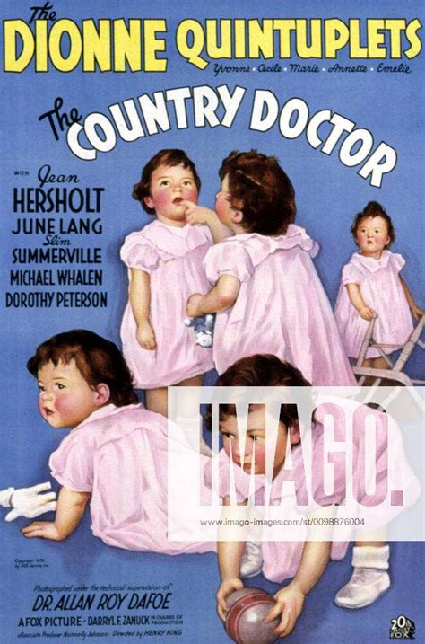 The Country Doctor The Dionne Quintuplets 1936 Courtesy Everett Collection Achtung Aufnahmedatum