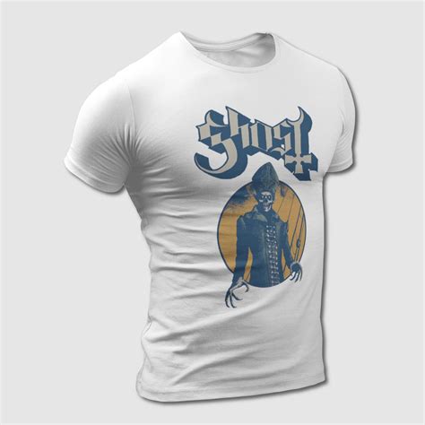 Ghost T-Shirt, Ghost Logo Artwork Tee-Shirt, Heavy Metal Merch – Metal ...